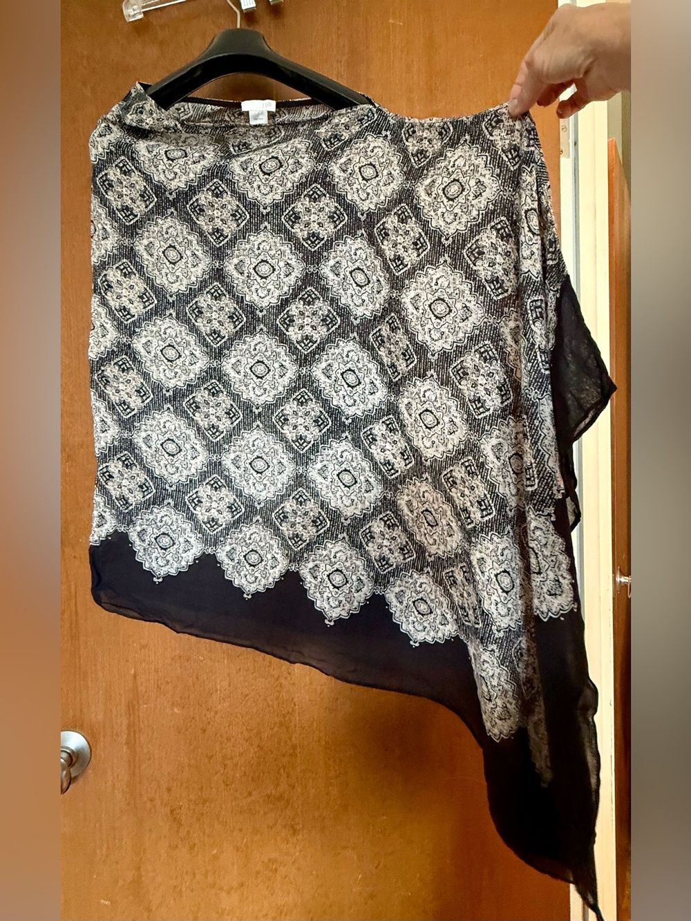 J Jill Flowy Poncho, One Size, NWT